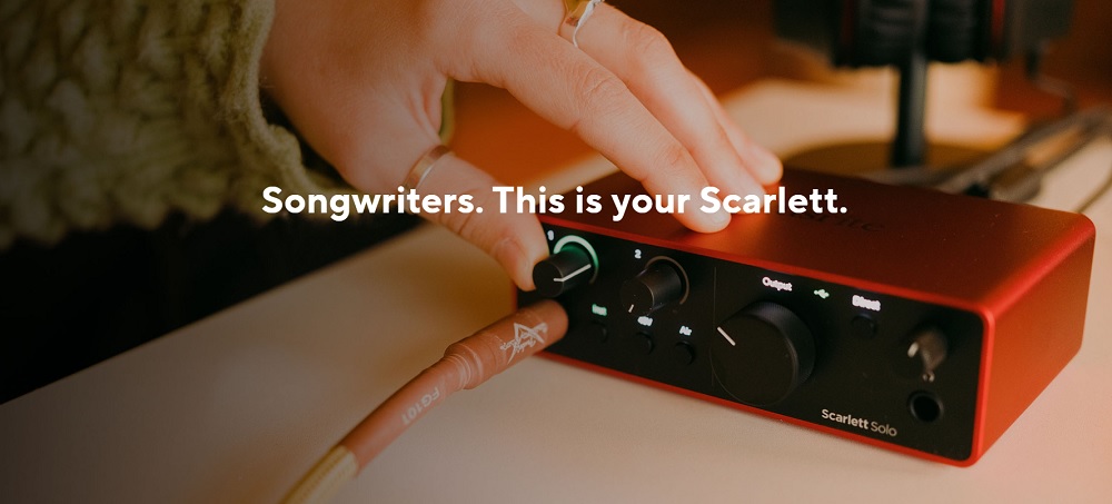 Soundcard Focusrite Scarlett Solo Gen 4 Songlongmedia6
